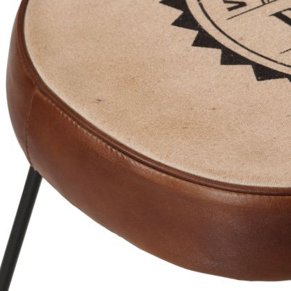 Бар табуретки 2 бр тъмнокафяви 40x29,5x53 см