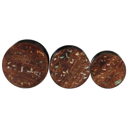 Бар маси с форма на барабан 3 бр масивна регенерирана дървесина