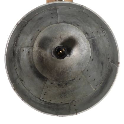 Лампа за таван 25 W, винтидж, сребриста, 105x30x65-108 см, E27