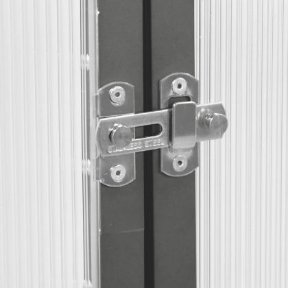 Оранжерия с основа рамка антрацит 224x169x195 см алуминий