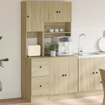 Кухненски шкаф, дъб сонома, 95x50x180 см, инженерно дърво