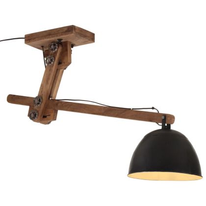 Лампа за таван 25 W, черна, 105x30x65-108 см, E27