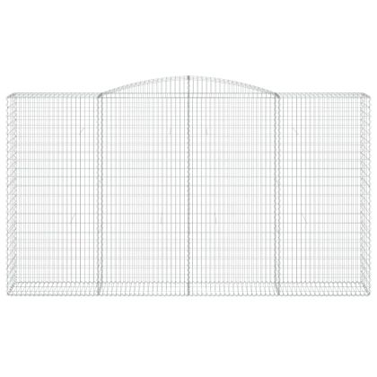 Габиони кошници арка 15 бр 400x50x220/240 см поцинковано желязо