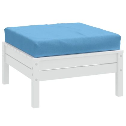 Палетна възглавница, меланж синьо, 60x60x10 см, плат