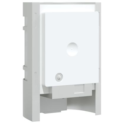 Външни стенни лампи със сензори, 2 бр, сребрист, инокс