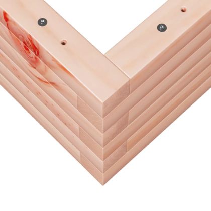 Градинска кашпа, 110x60x23 см, дугласко дърво масив