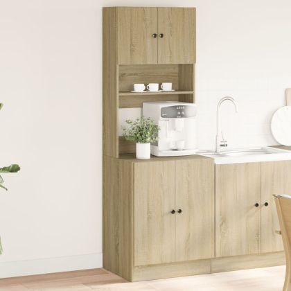 Кухненски шкаф, дъб сонома, 60x50x180 см, инженерно дърво