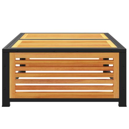 Градинска маса 68x68x30 см масивна акация