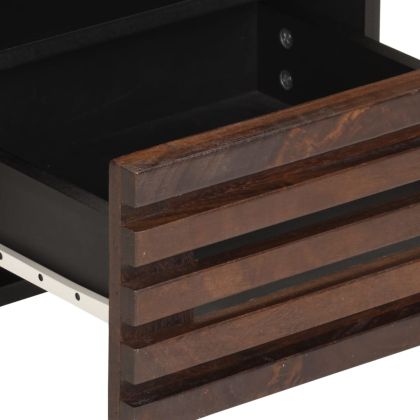 Нощно шкафче, 40x34x46 см, масивно мангово дърво