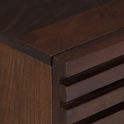 Нощно шкафче, 40x34x46 см, масивно мангово дърво