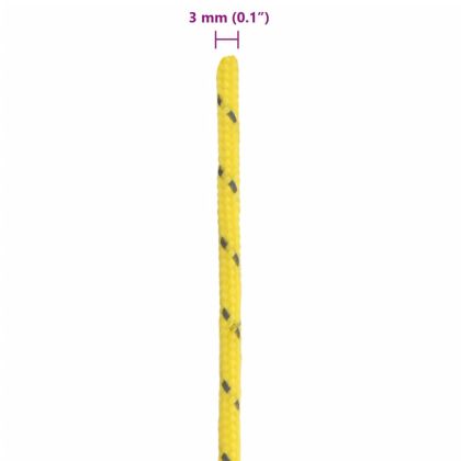 Опъващо въже за палатка с рефлекторни ленти и ключове 50 м 3 мм