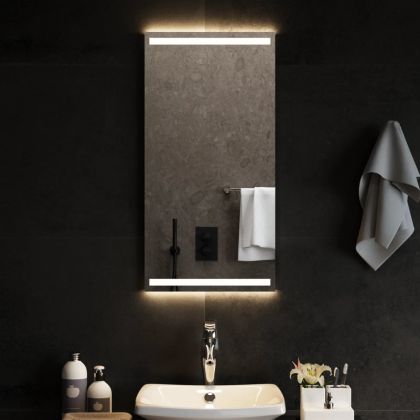 LED огледало за баня, 40x80 см
