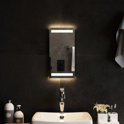 LED огледало за баня, 20x40 см