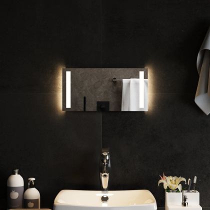 LED огледало за баня, 40x20 см