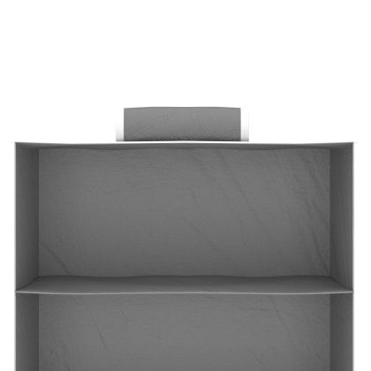 Окачени органайзери за дрехи, 2 бр, с 6 рафта, текстил