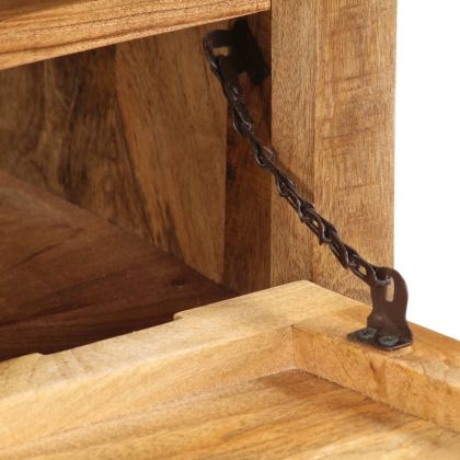 Шкаф за обувки, 86x35x55 см, манго масив