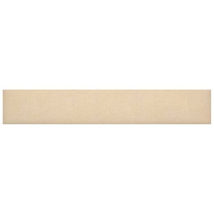 Стенни панели, 12 бр, кремави, 90x15 см, плат, 1,62 м²