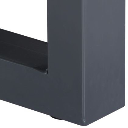 Маса за кафе с "живи" ръбове, 60x60x40 см, акация масив