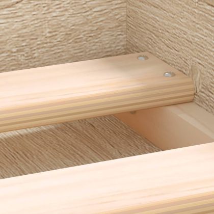 Рамка за легло, дъб сонома, 160x200 см