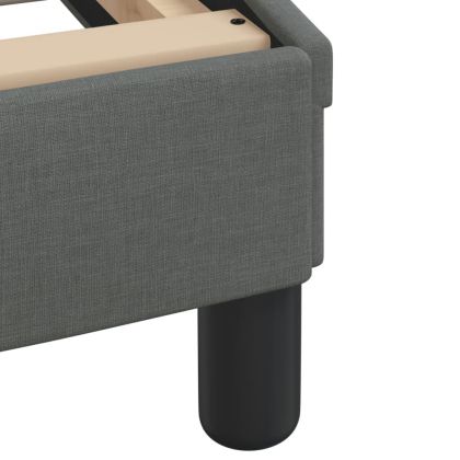 Легло с матрак Dover, тъмносиво, 160x200 см, плат