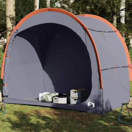 Палатка за съхранение, сива и оранжева, водоустойчива