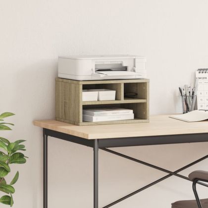 Стойка за принтер, дъб сонома, 40x32x22,5 см, инженерно дърво