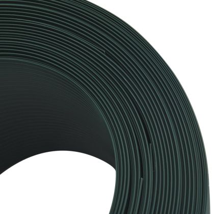 Ленти за покриване на огради 10 бр зелен 252,5x19 см PVC
