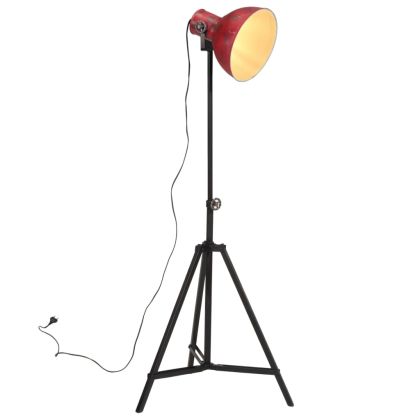 Подова лампа 25 W винтидж състарено червено 61x61x90/150 см E27