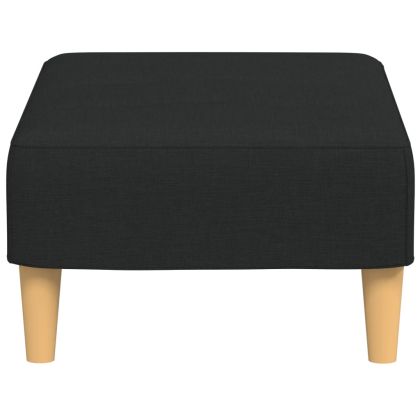 Табуретка, черна, 77x55x31 см, плат