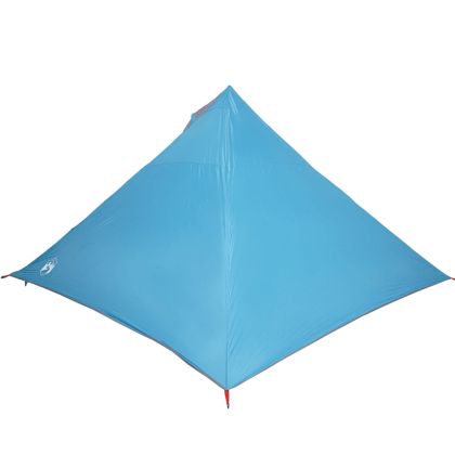 Семейна палатка, типи, 7-местна, синя, водоустойчива