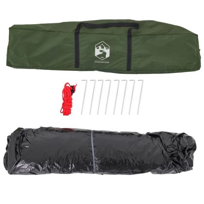 Къмпинг палатка куполна 5-местна зелена бързо освобождаване