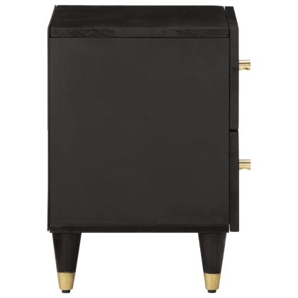 Нощно шкафче, 40x33x46 см, масивно мангово дърво