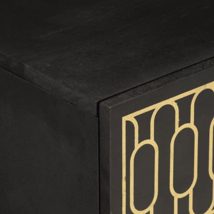 Нощно шкафче, 40x33x46 см, масивно мангово дърво