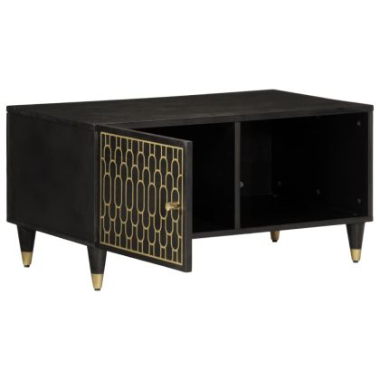 Кафе маса, 80x50x40 см, мангово дърво масив