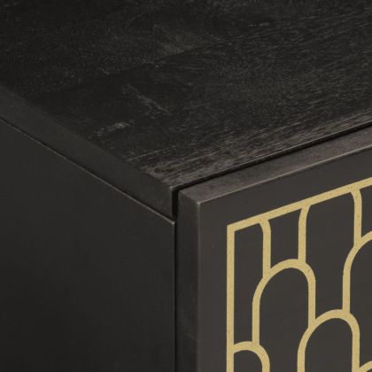 Кафе маса, 80x50x40 см, мангово дърво масив