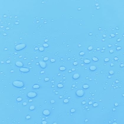 Дъждовно пончо с качулка 2 в 1 дизайн синьо 223x145 см