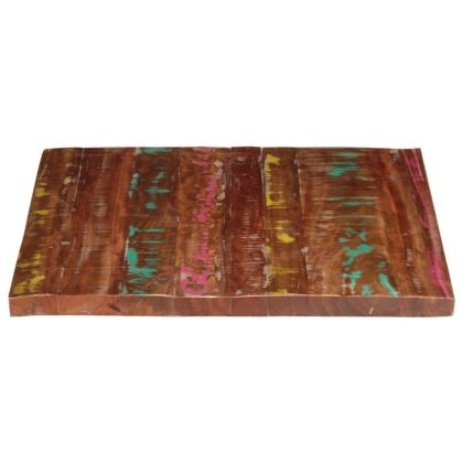 Плот за маса 90x80x3,8 см правоъгълен регенерирано дърво масив