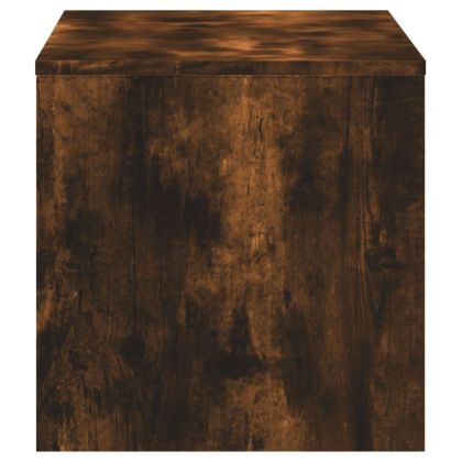 ТВ шкаф, опушен дъб, 120x40x40 см, инженерно дърво