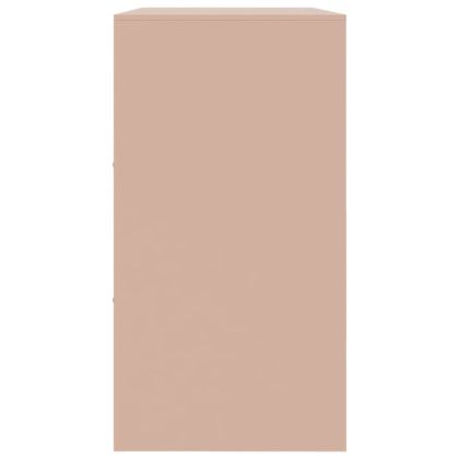 Бюфет, розов, 99x39x73 см, стомана