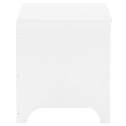 Сандък за съхранение с капак RANA, бял, 80x49x54 см, бор масив