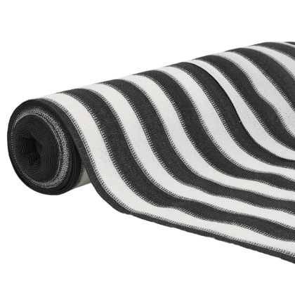 Засенчваща мрежа антрацит и бяло 1,8x10 м HDPE 195 г/м²