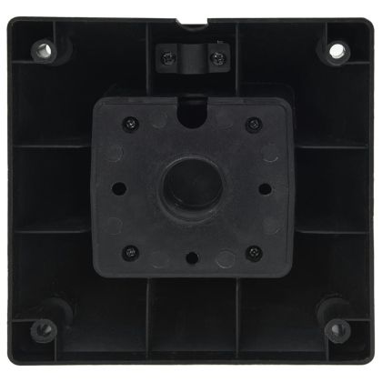 Външен разклонител колонен 4-посочен черно-зелено 16x16x39,5 см