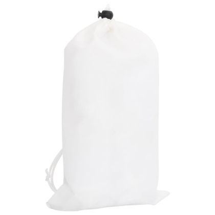 Камуфлажна мрежа с чанта за съхранение, 844x142 см, бял