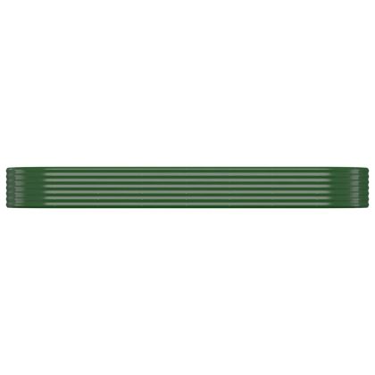 Градинска повдигната леха поцинкована стомана зелена