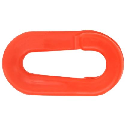 Сигнални колчета за контрол на трафика 10 бр с верига 75 см PE