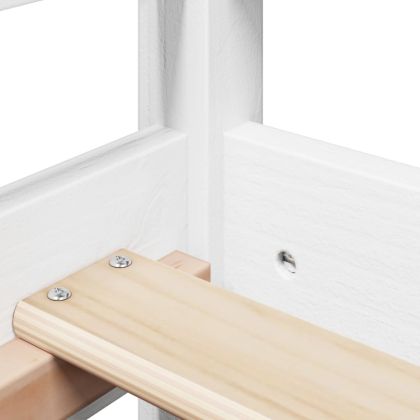 Дневно легло с покрив без матрак 80x200 cm Масивна дървесина