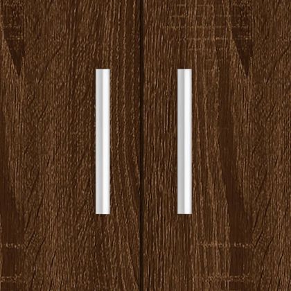 Поставка за аквариум, кафяв дъб, 81x36x73 см, инженерно дърво