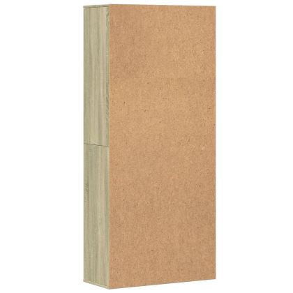 Висок шкаф, сонома дъб, 80x35x180 см, инженерно дърво