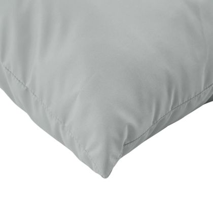 Палетни възглавници, 3 бр, меланж светлосиви, плат