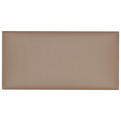 Стенни панели 12 бр капучино 30x15 см изкуствена кожа 0,54 м²